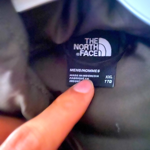 The North Face 550 Goose Down Puffer Jacket Full Zip Green Men’s Size XXL - Picture 2 of 3